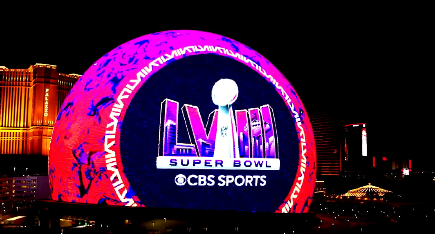 CBS plans huge on-location Super Bowl LVIII presence