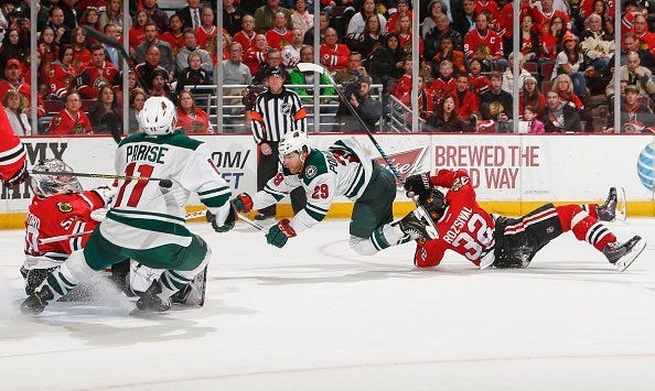 Minnesota Wild vs Chicago Blackhawks stanley cup playoffs 2015