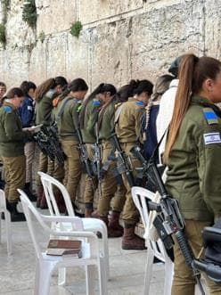 Group of women in military uniforms