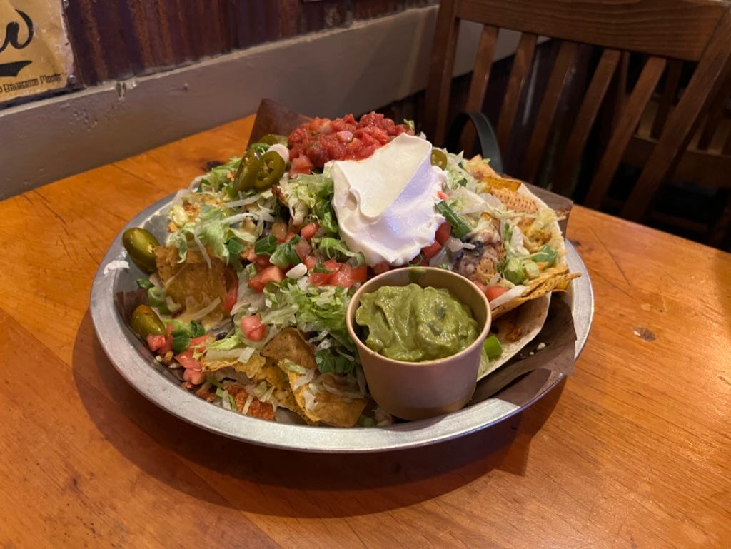 Nachos from Thirsty Cactus