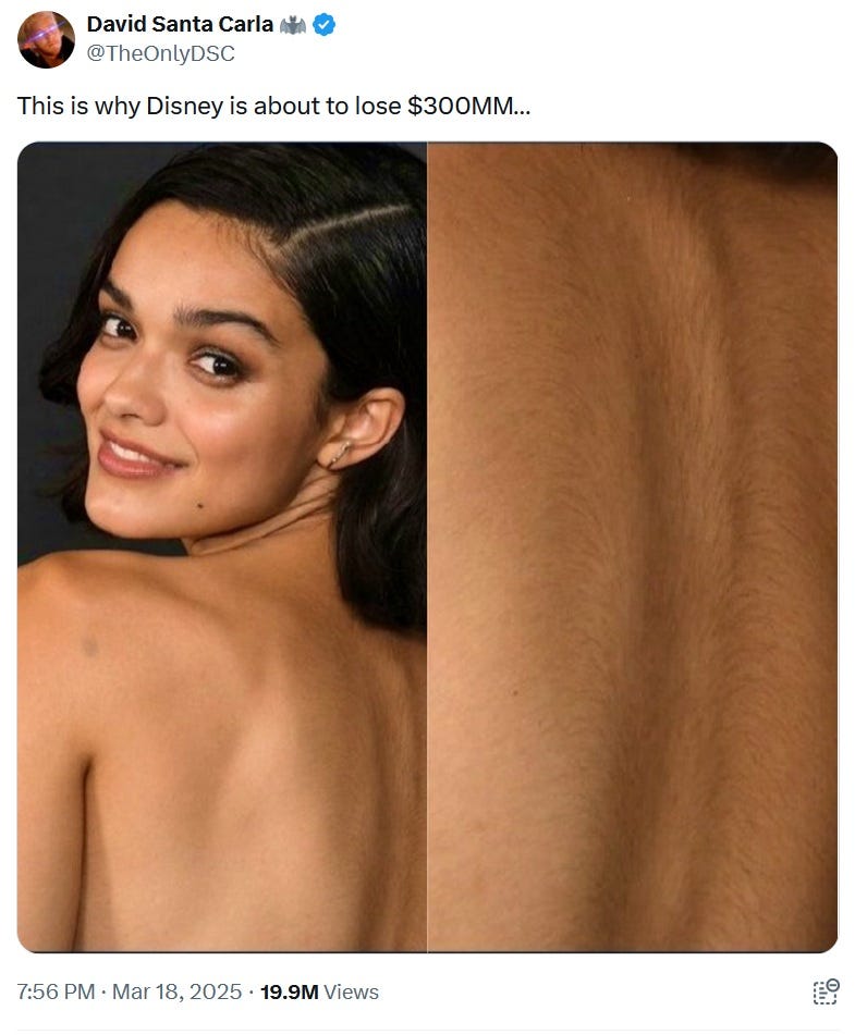 @TheOnlyDSC
This is why Disney is about to lose $300MM…