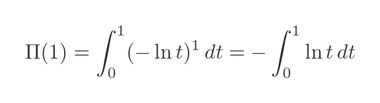 First integral