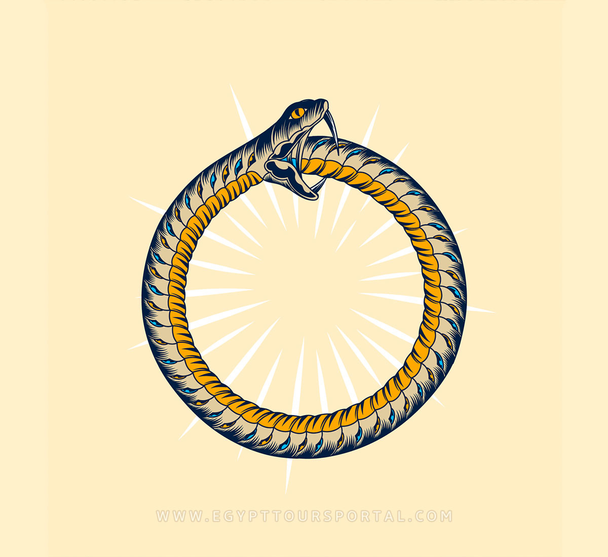 The Ouroboros Symbol - Ancient Egyptian Symbols