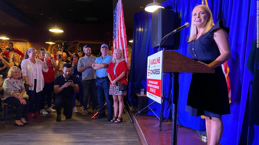 Gen Z candidate Karoline Leavitt will win GOP primary in New Hampshire's  1st District, CNN projects | CNN Politics