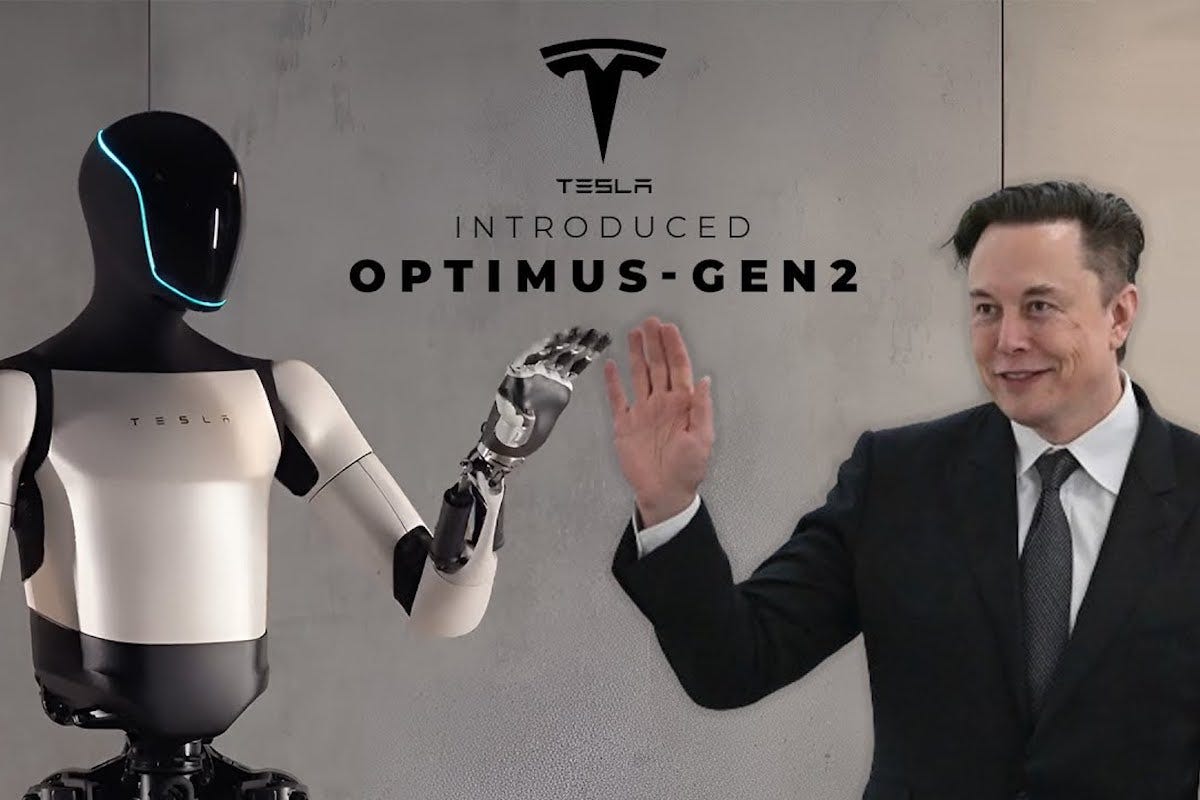 Le robot de Tesla progresse à pas de géant - Mobiwisy