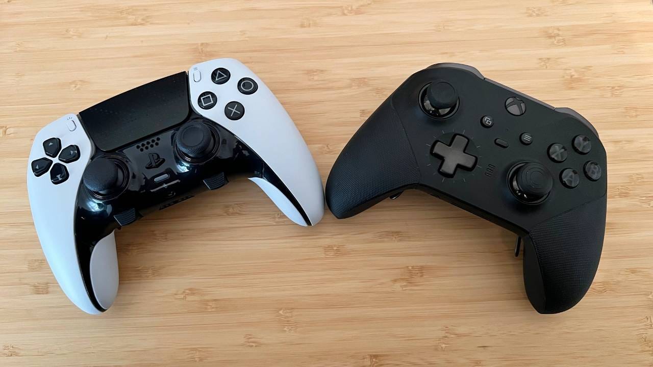 DualSense Edge and Xbox Elite Series 2 controllers