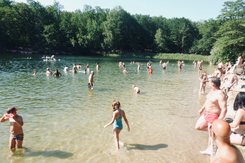 Berlin Lake Days in Summer