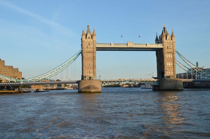 Tower Bridge over the Thames