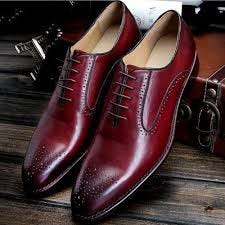 Handmade Mens Formal Brogue leather ...