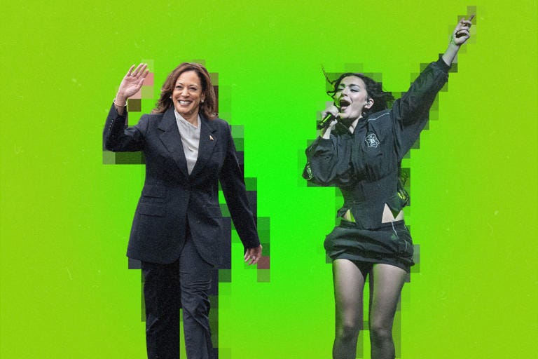 Charli xcx Thinks Kamala Harris Is ‘Brat.’ She May Be Right