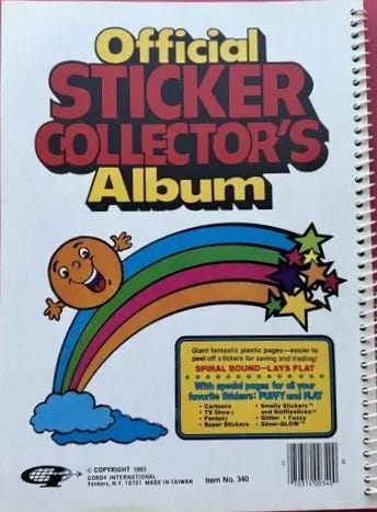 Vintage 80s Gordy Official Sticker Collectors Album Scratch & Sniff Prism Lot - Picture 4 of 24