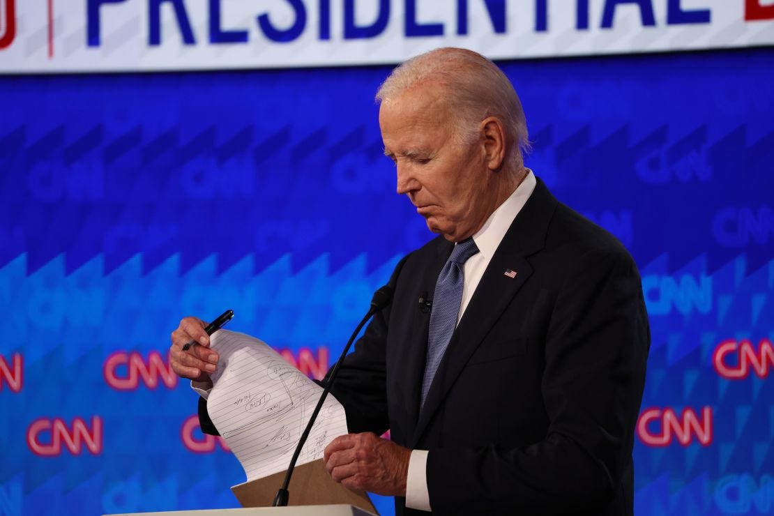 Analysis: Biden's disastrous debate pitches his reelection bid into crisis  | CNN Politics
