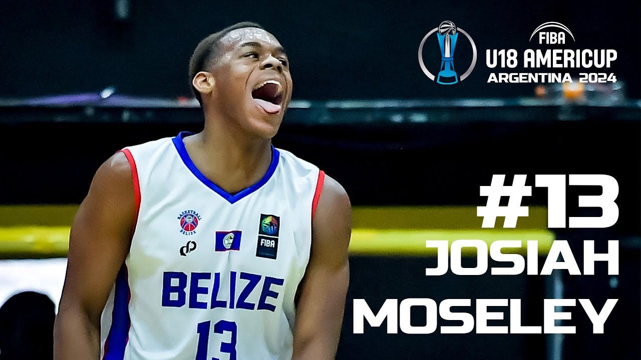 🇧🇿 Josiah Moseley 💎 | Scored 32 points at FIBA U18 Americup 2024