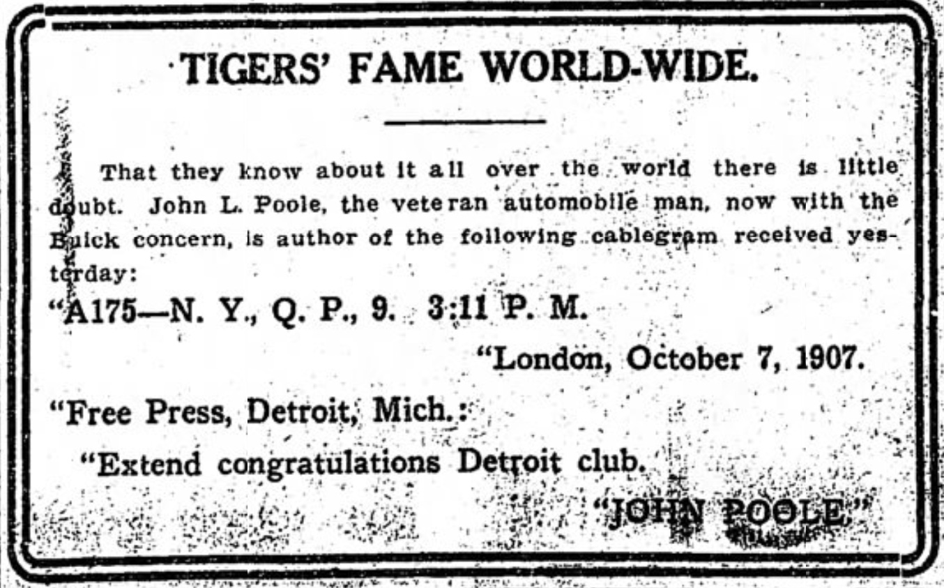 1907 Detroit Free Press
