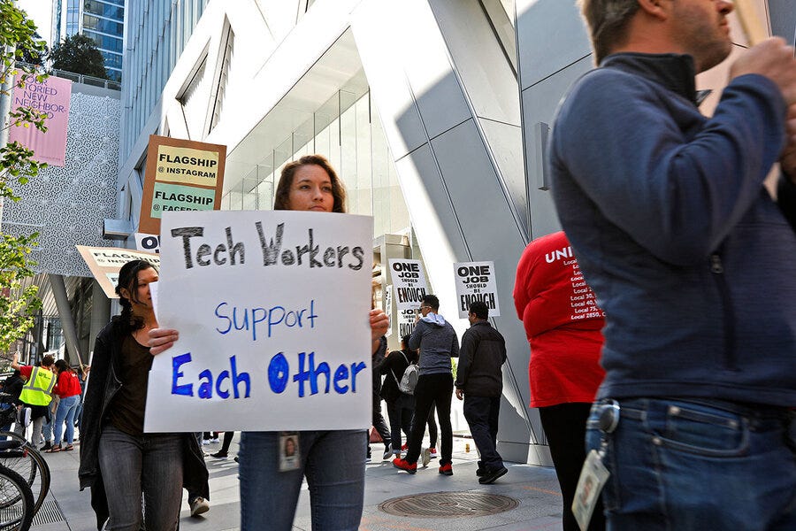 Amazon, Google, and more: Tech workers seek unions, and a voice -  CSMonitor.com