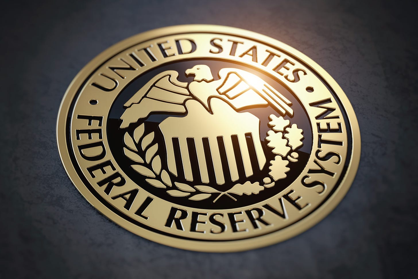 Symbol of FED federal reserve of USA. 3d illustration - Secure Assets ...