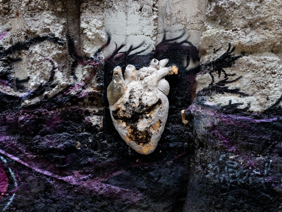 Heart and rock