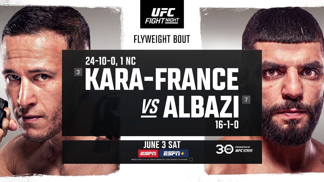UFC Vegas 74 start time, how to watch, Kara-France vs Albazi - FIGHTMAG