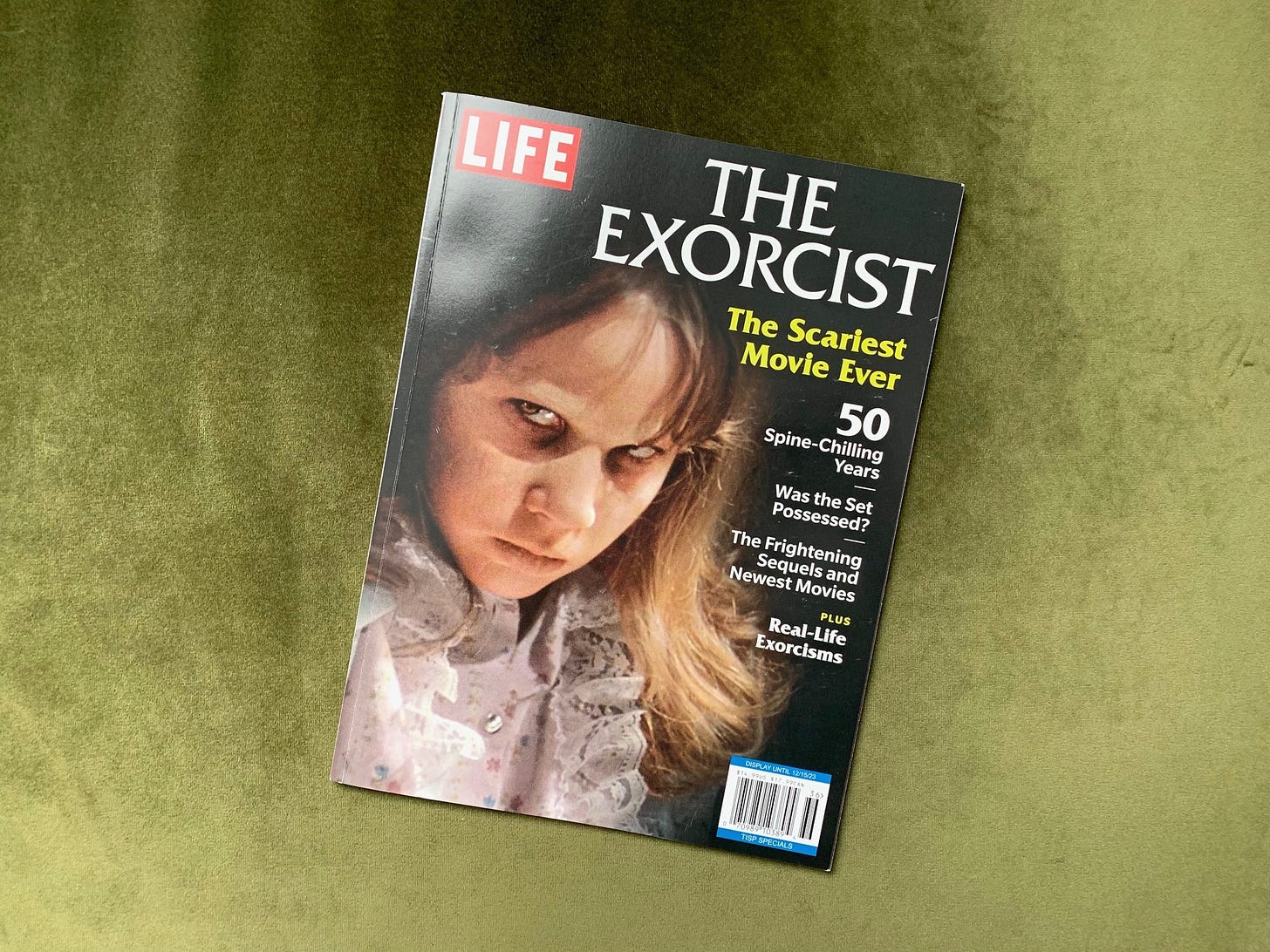 LIFE's special issue about The Exorcist, featuring Regan's scary glare