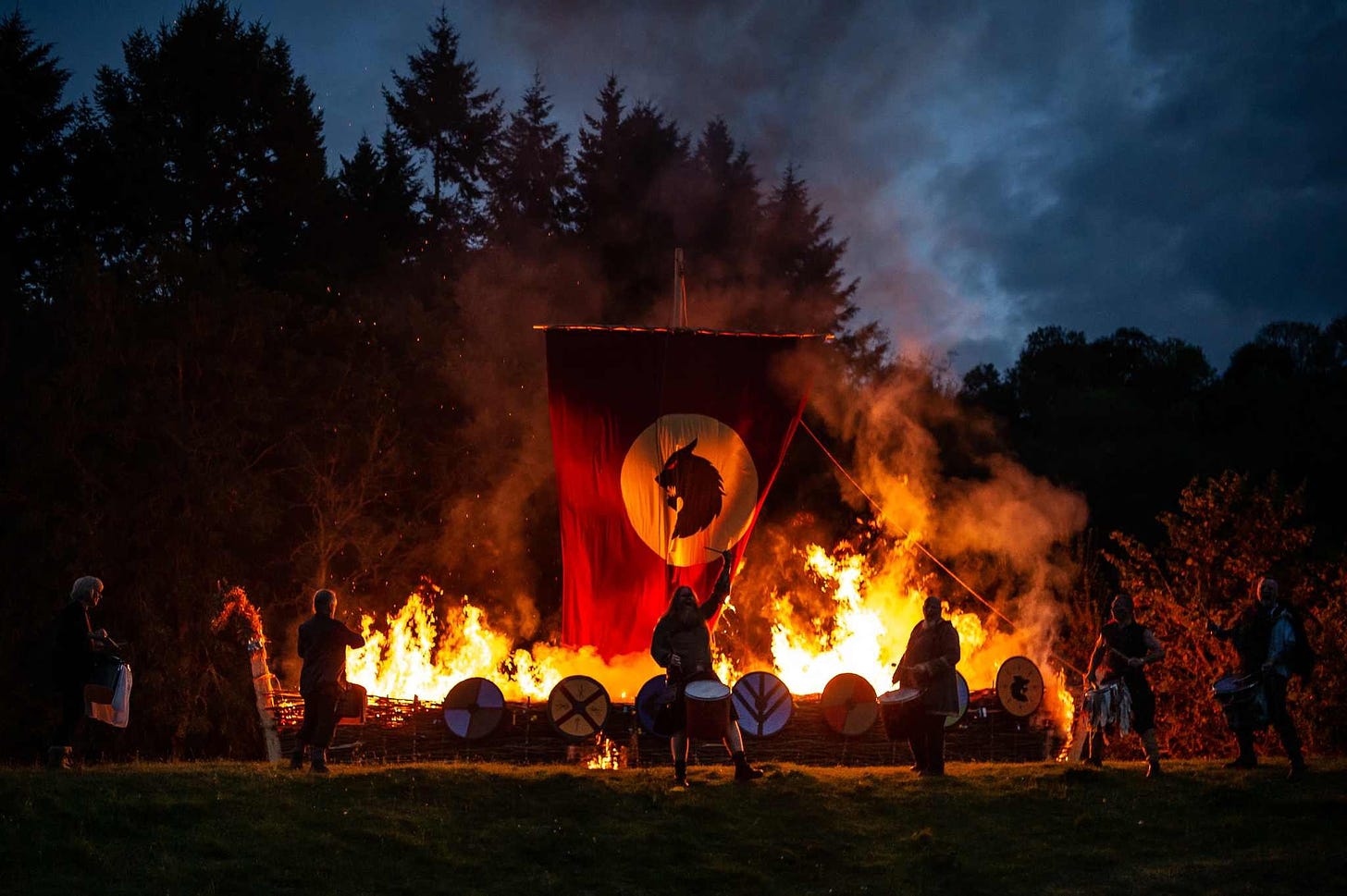 Equinox Viking Boat Burn — Butser Ancient Farm