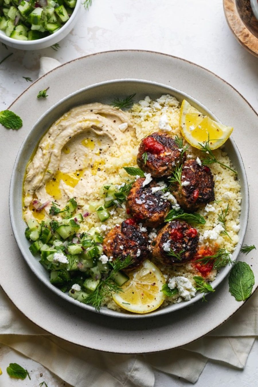 Harissa Chicken Meatballs Harissa Chicken Meatballs