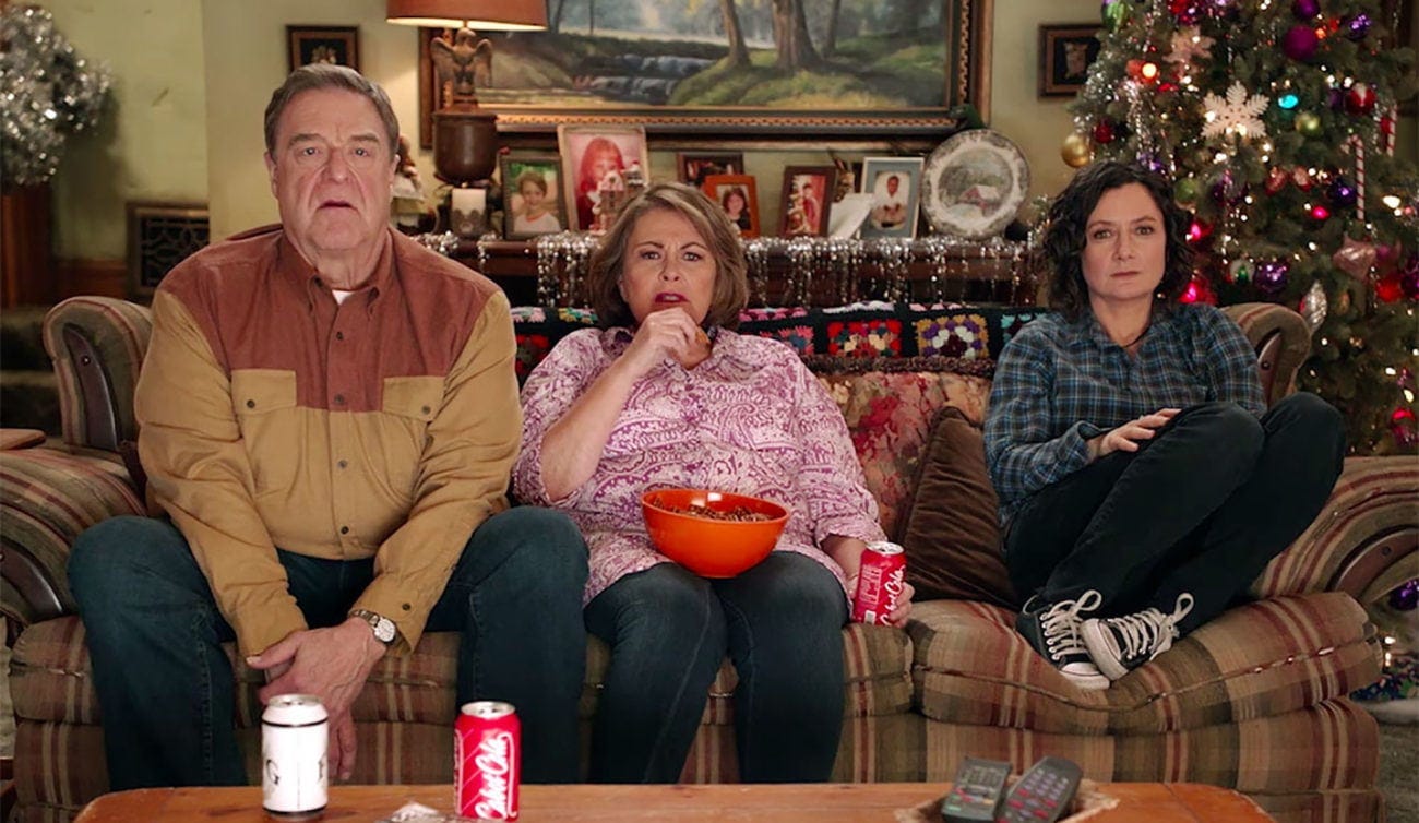 roseanne barr signs off for the connors