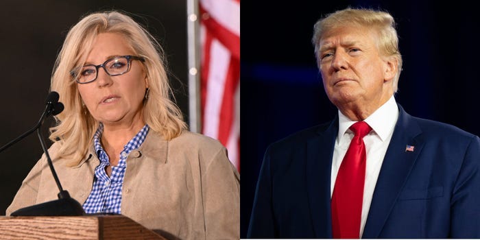 Trump Blasts Liz Cheney After She Loses Her Wyoming Primary