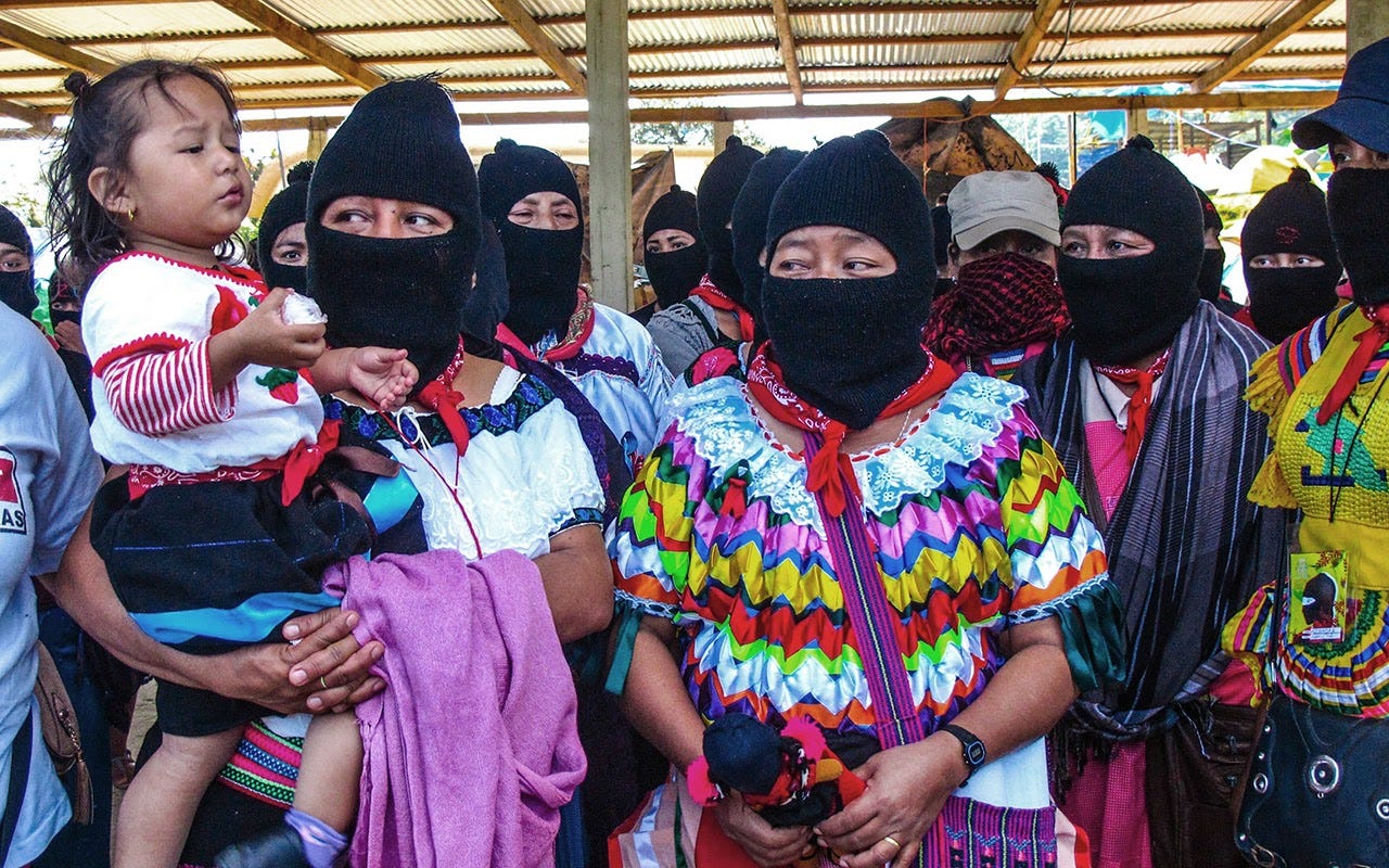 Mujeres zapatistas: nos vamos a defender a todas - Pie de Página
