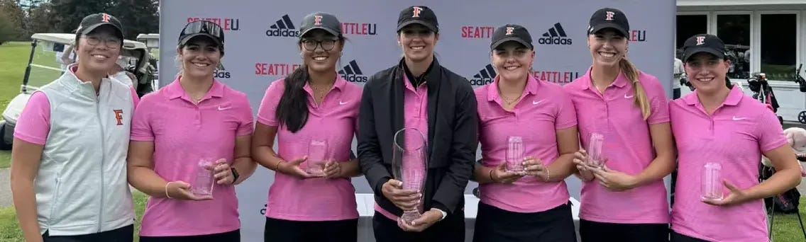 Women's Golf First Place Harbottle Invitational