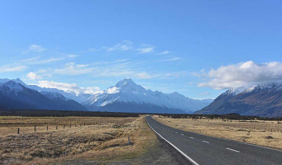 The Long Road to the Mountains Photograph by Mikey Parsons - Pixels