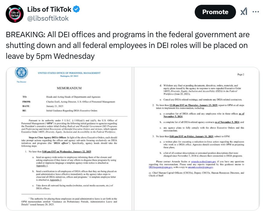 LoTT's Favorite Executive Orders - Libs of TikTok