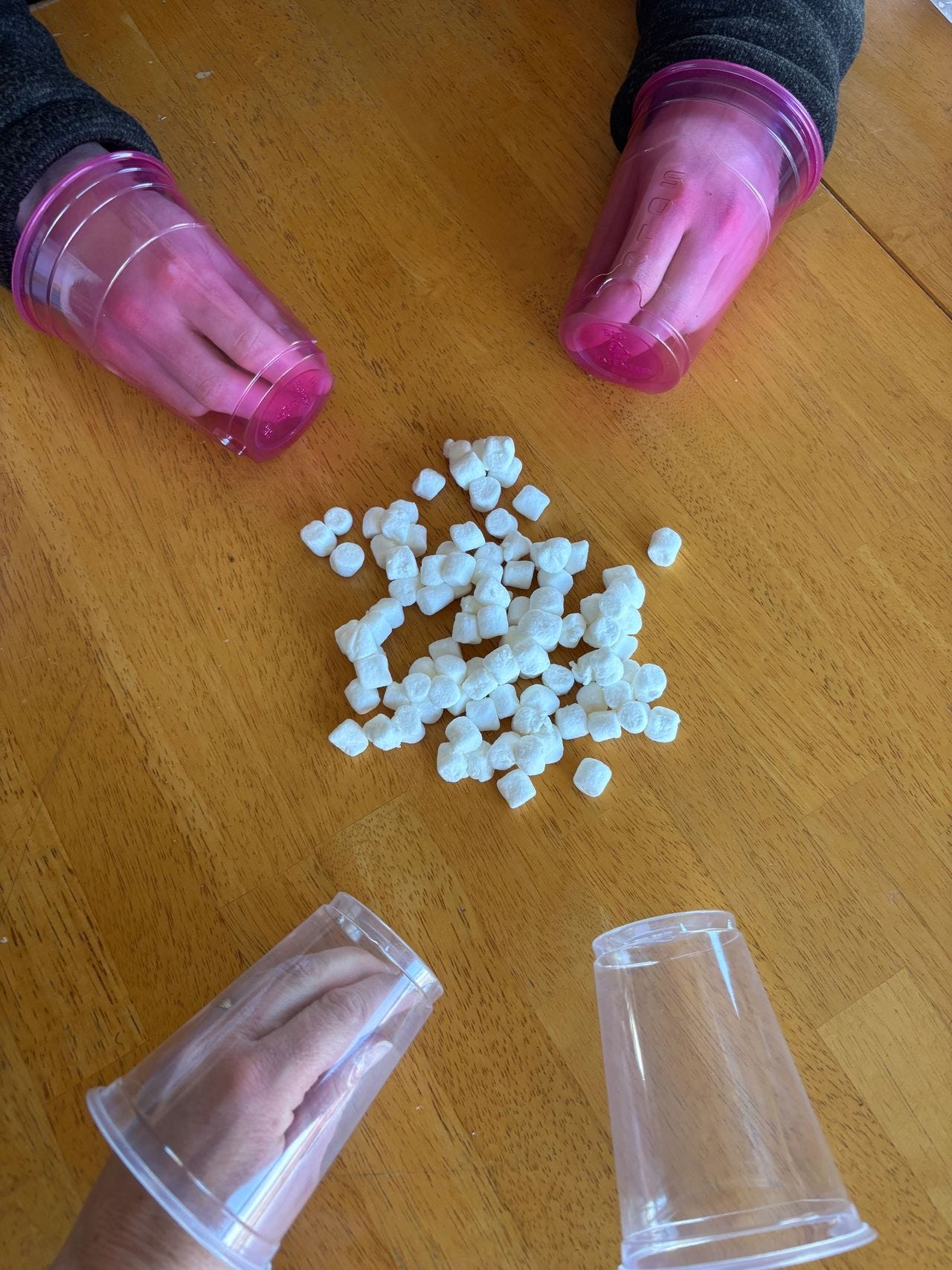 Hungry Hippos with your hands
