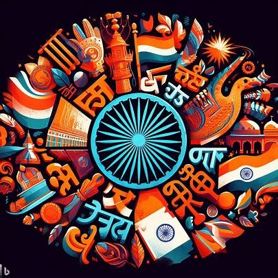 indian language diversity, digital art. Image 3 of 4