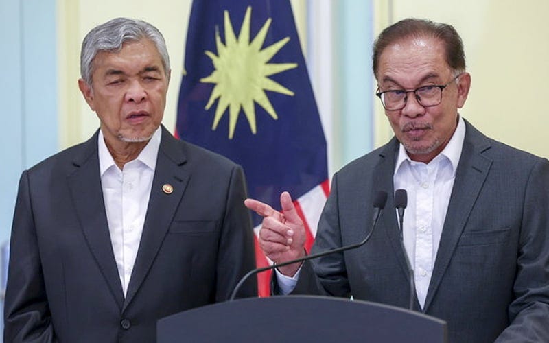 Anwar defends move to appoint Zahid as DPM | Free Malaysia Today (FMT)