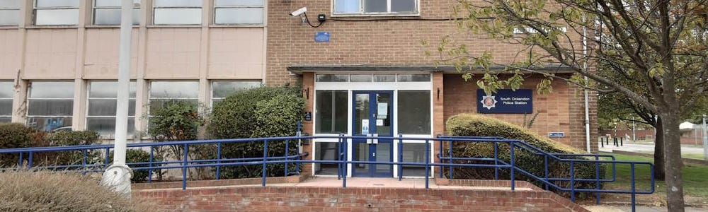 Front entrance of former South Ockendon police station