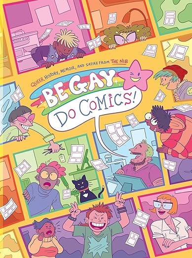be gay do comics book cover