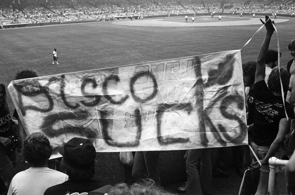 Disco Sucks banner