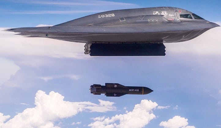 America's Most Dangerous Bomb May Have Just Seen its First Combat Use in  Yemen: GBU-57