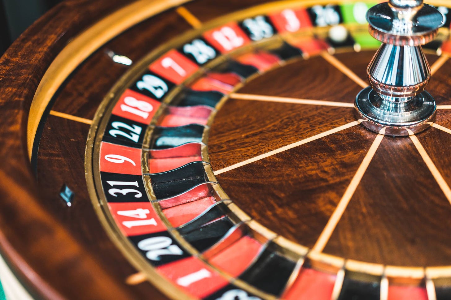 Wooden Roulette Wheel Casino Game Close Up Free Photo by picjumbo