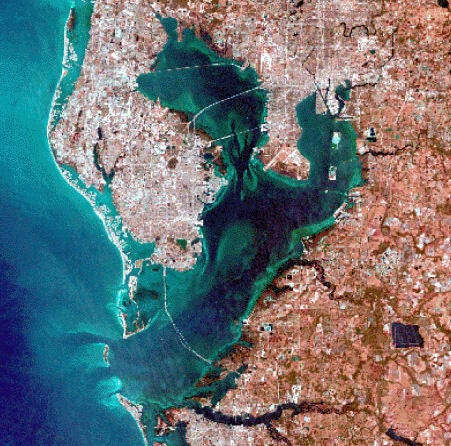 Tampa Bay, Florida (Landsat satellite image) | U.S. Geological Survey