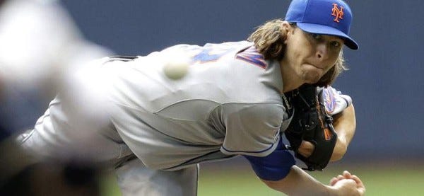 jacob deGrom hottest pitcher of mlb baseball 2015