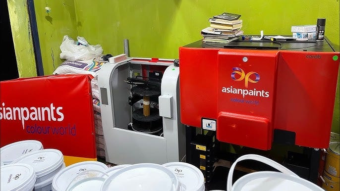 Asian paints new machine//Asian paints colour mixing machine 2023 - YouTube