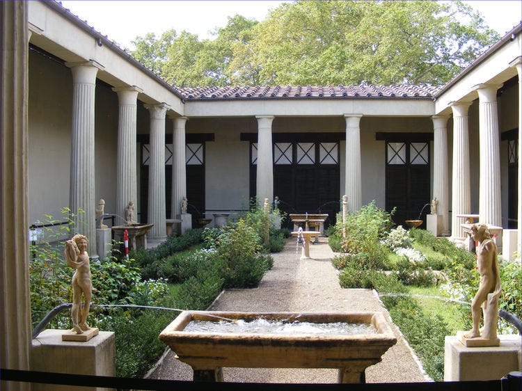 Reconstruction of a Peristyle Garden, Pompeii