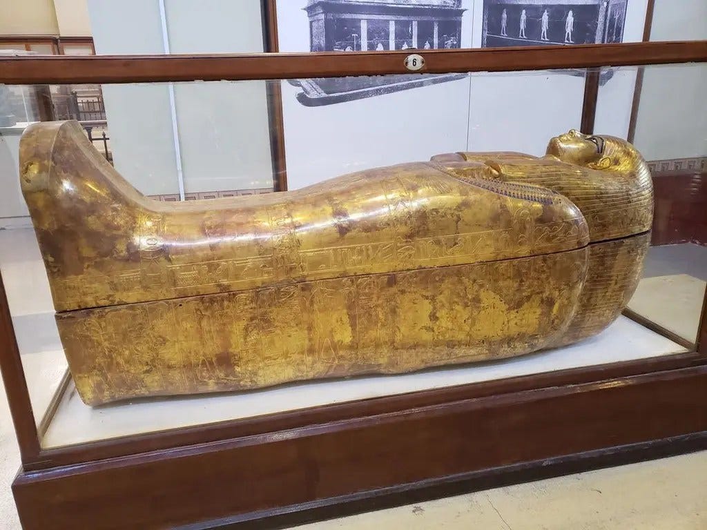 scarcophygus at Egyptian Museum