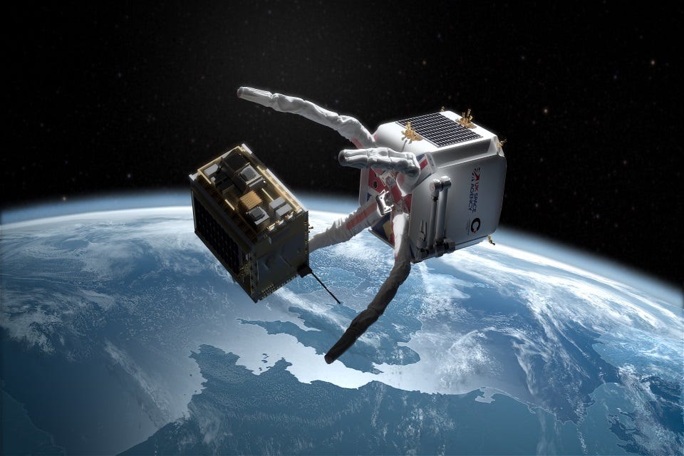UK builds leadership in space debris removal and in-orbit manufacturing  with national mission and funding boost - GOV.UK