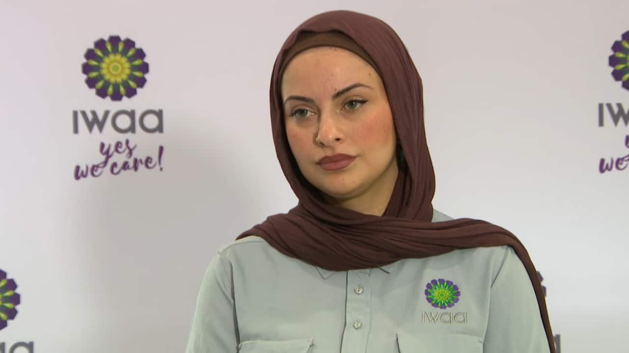 A woman with a headscarf A woman with a headscarf
