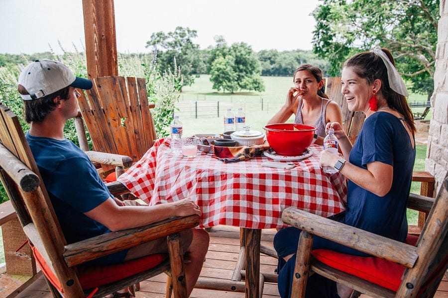 Family, having breakfast, while on holiday. Family, having breakfast, while on holiday.