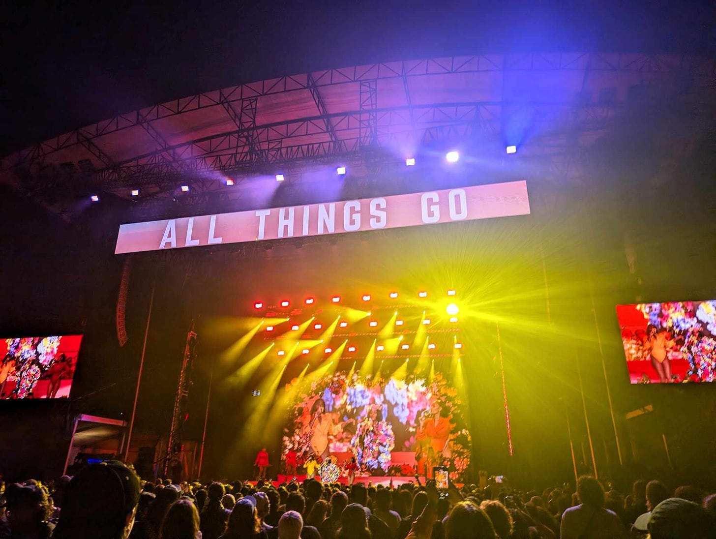 Janelle Monae on stage at All Things Go