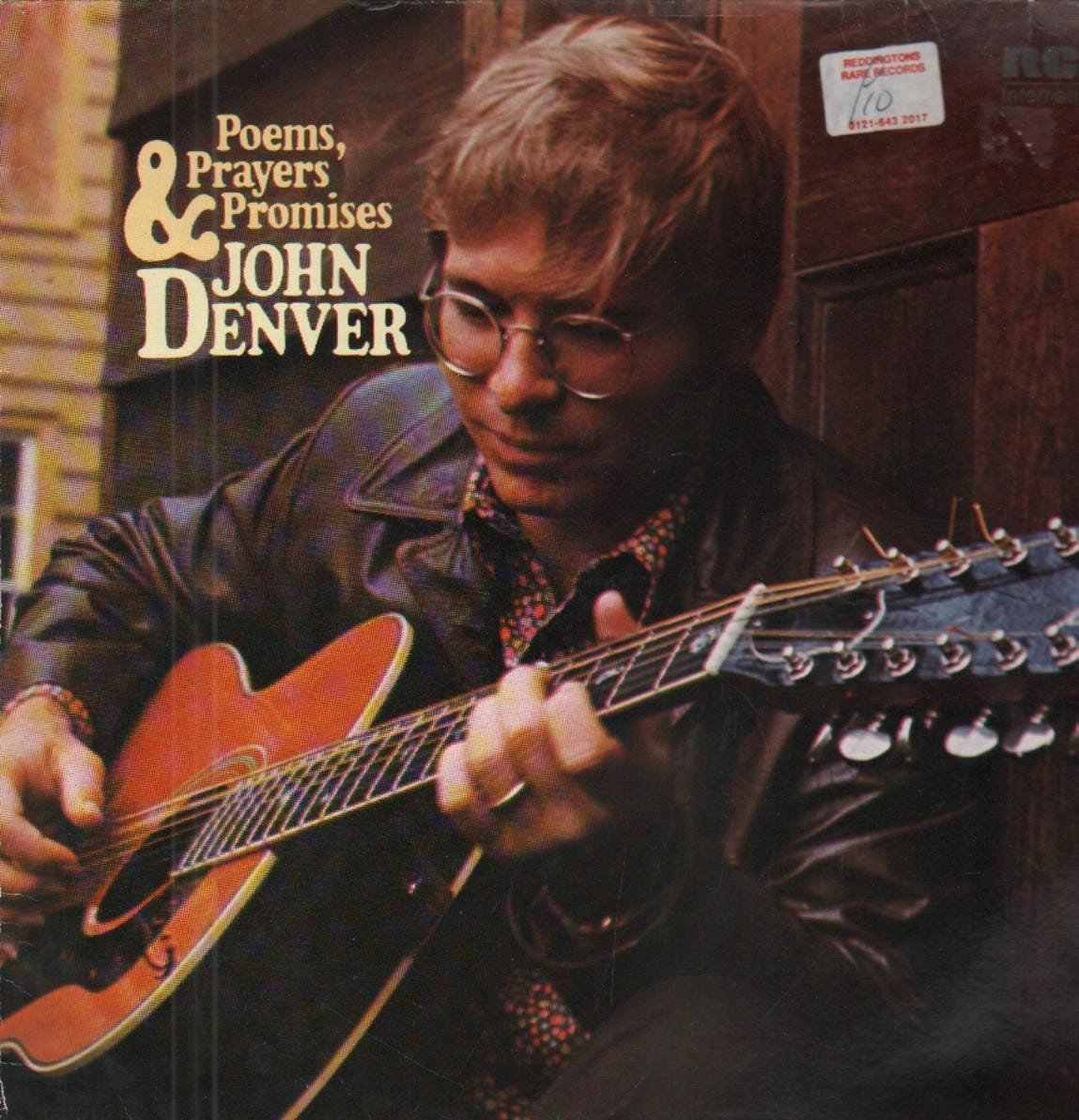Cover of John Denver’s POEMS, PRAYERS & PROMISES.