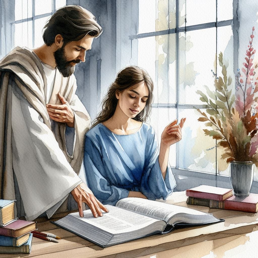 Studies in Hebrews. Image by Bing